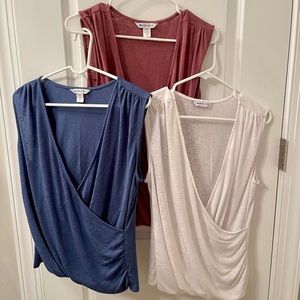 Athleta Breezy Wrap Tank Lot